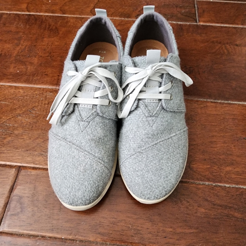 Toms Del Ray felt sneaker 7.5